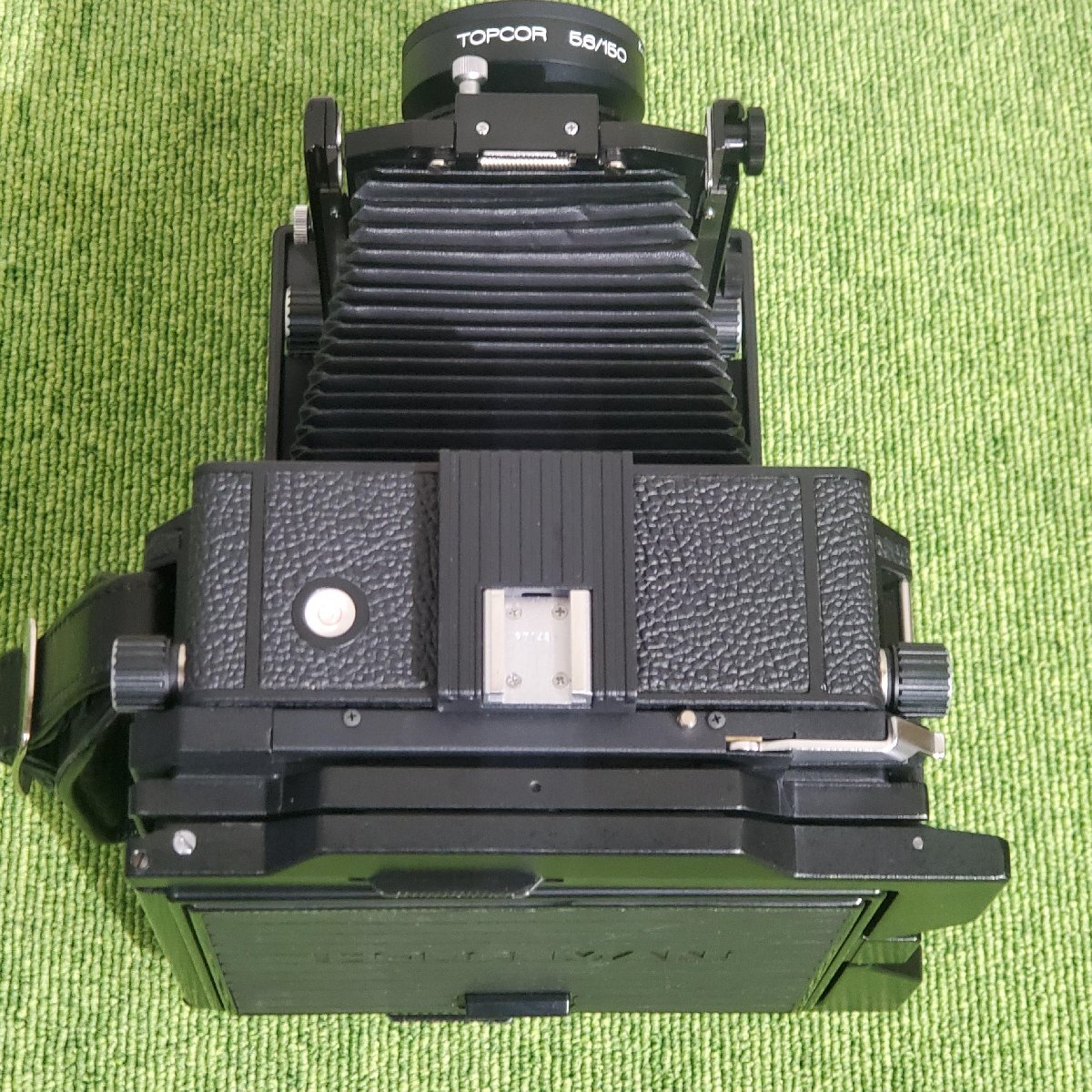 【美品】HORSEMAN/ホースマン horseman 45fa horseman roll film holder 612ロールフィルムホルダー topcor 5.6/90 s0206_画像5