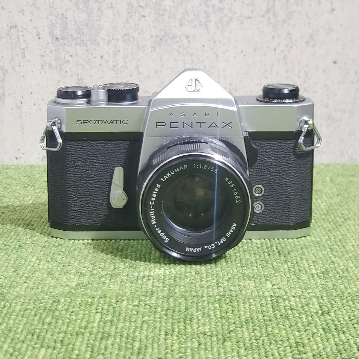 PENTAX/ペンタックス spotmatic 一眼レフフィルムカメラ super-multi-coated takuma 1:1.8/55 s0222_画像2