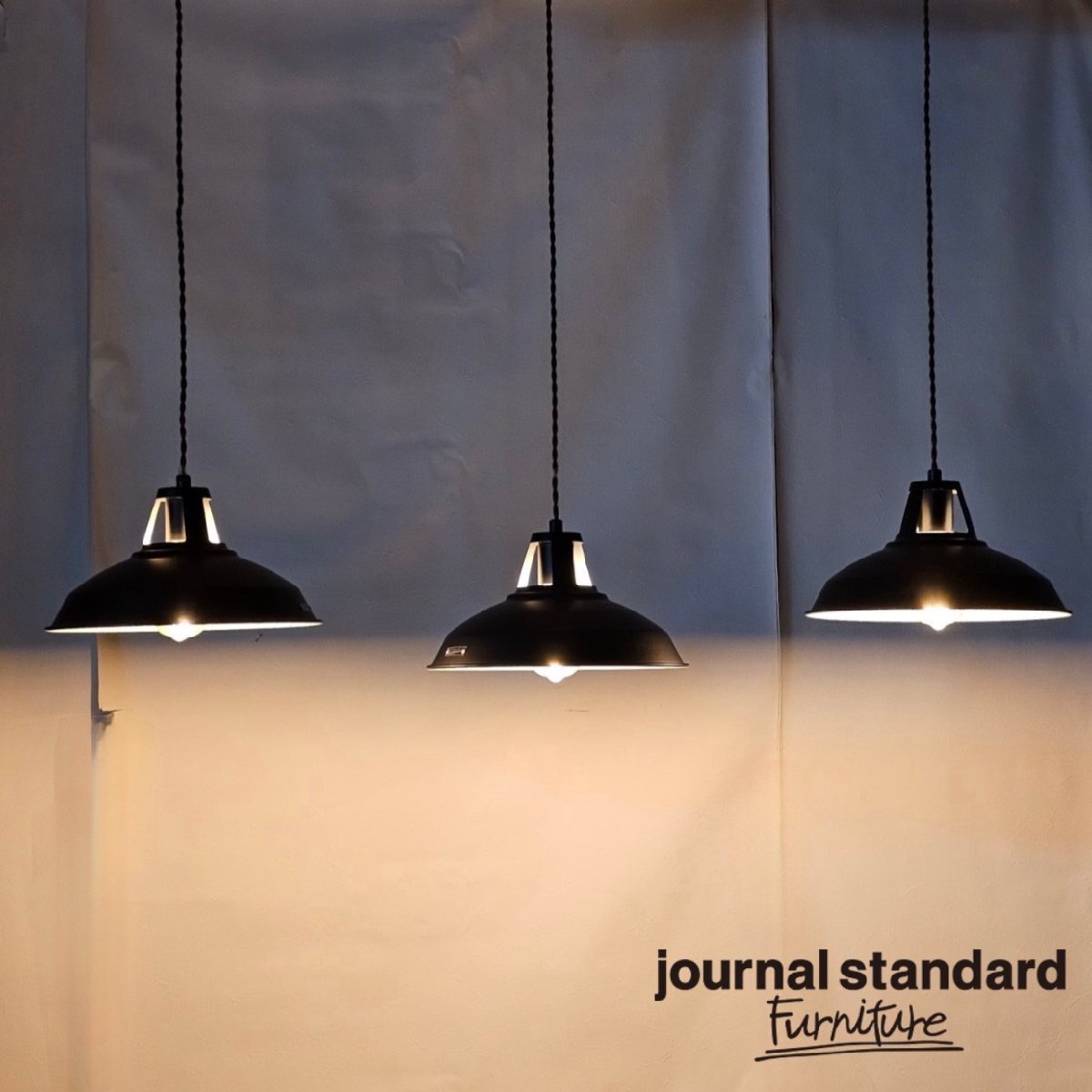 ジャーナルスタンダードファニチャー フォードクリフ ペンダントランプ 3点セット インダストリアル Journal Standard Furniture/C4109_画像1
