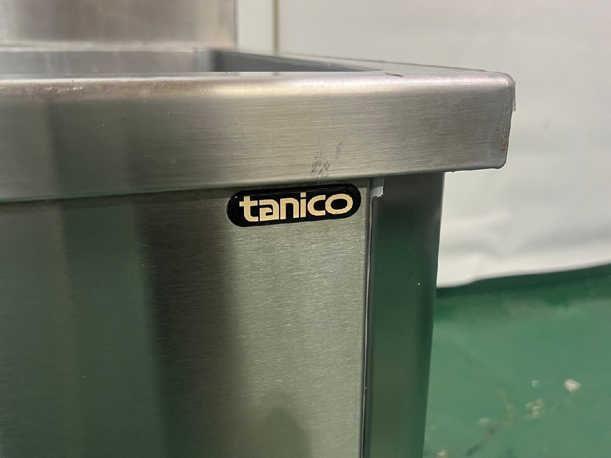 tanico/タニコー 一槽シンク W400×D550×H590mm バックガードあり/C3895_画像8