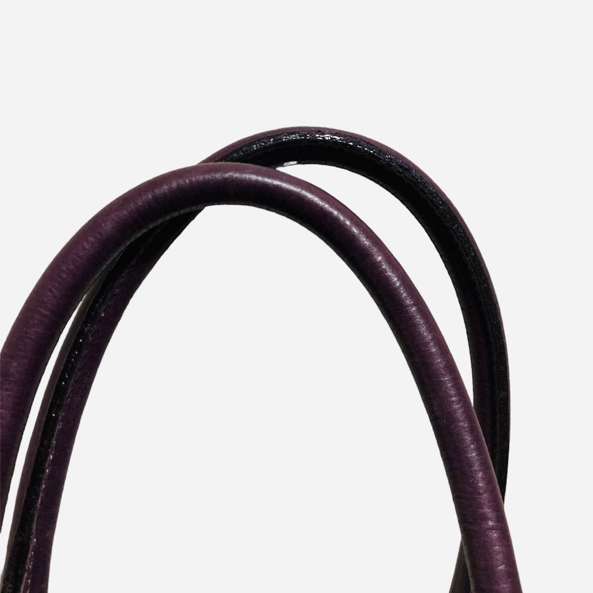 ANNA SUI アナスイ　ボストンバッグ　ハンドバッグ　本革　レザー　キャンバス　モノグラム　バタフライ　紫 美品