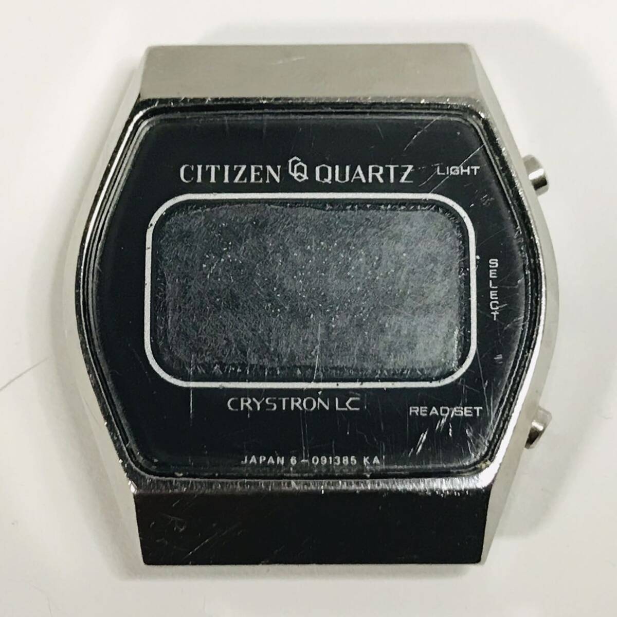 CITIZEN QUARTS 4-097718 シチズン デジタルウォッチ 腕時計 動作未確認 ジャンク ⑤_画像1