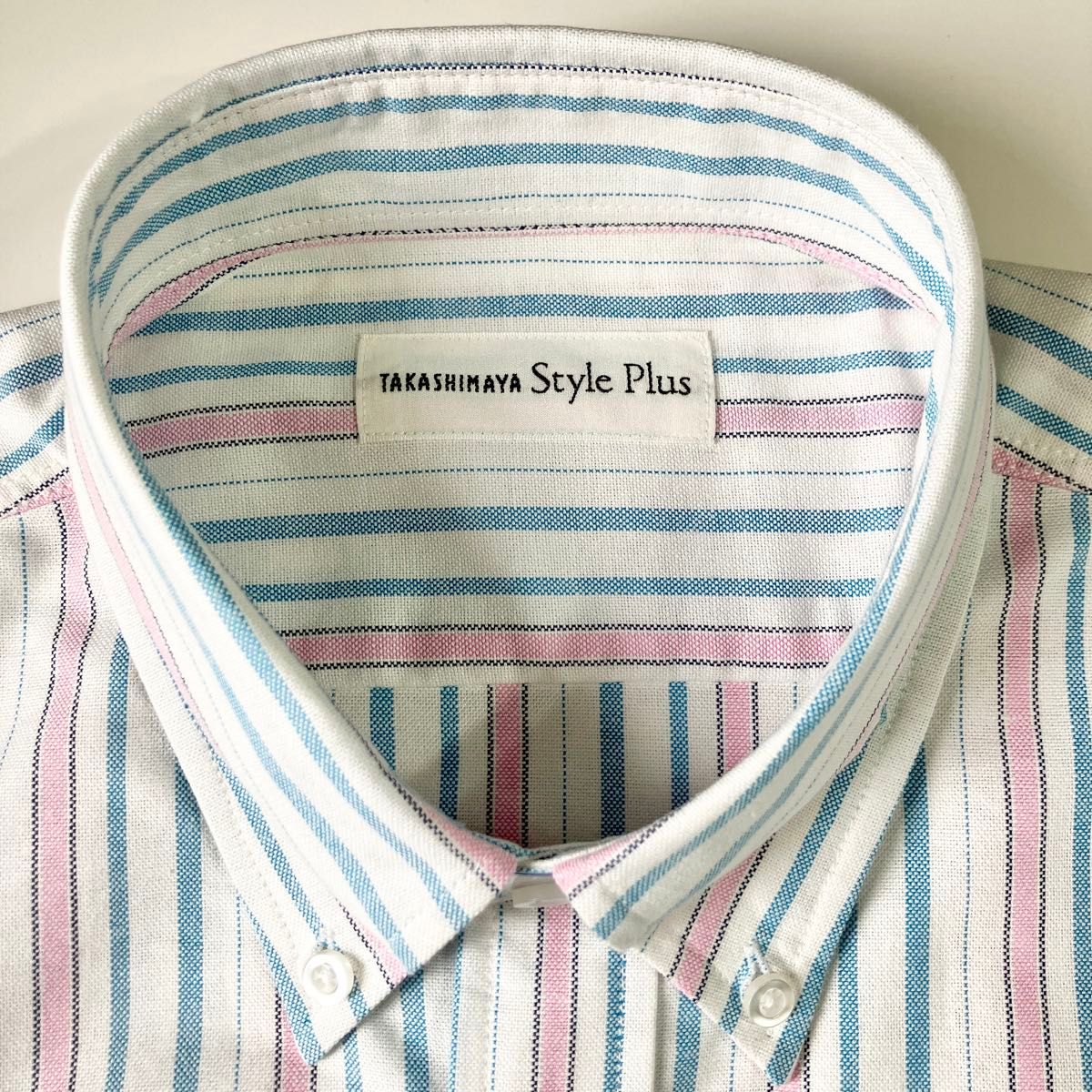 高島屋 Style Plus 長袖Yシャツ ストライプ