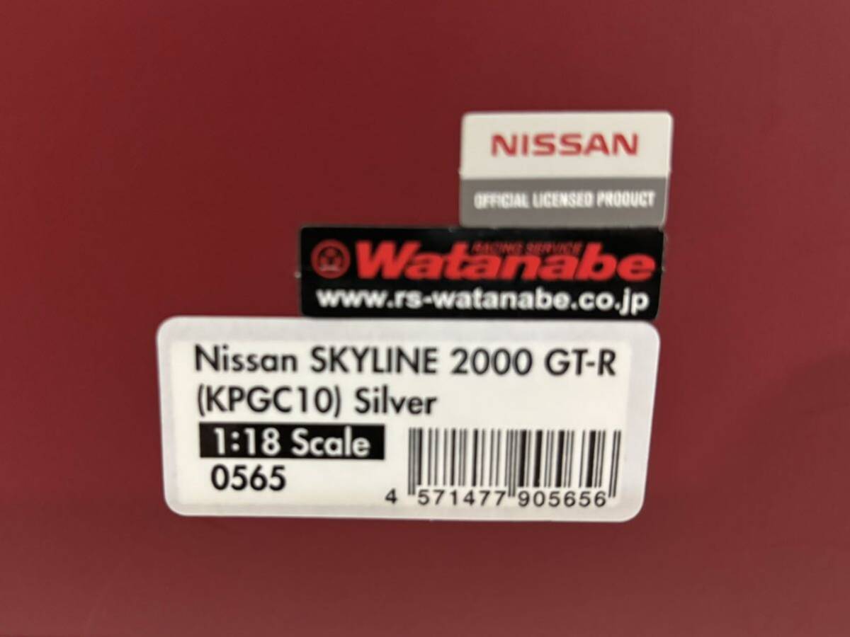 [WEB limited goods ] 1/18 ignition model Hakosuka Skyline GTRignition model Nissan 