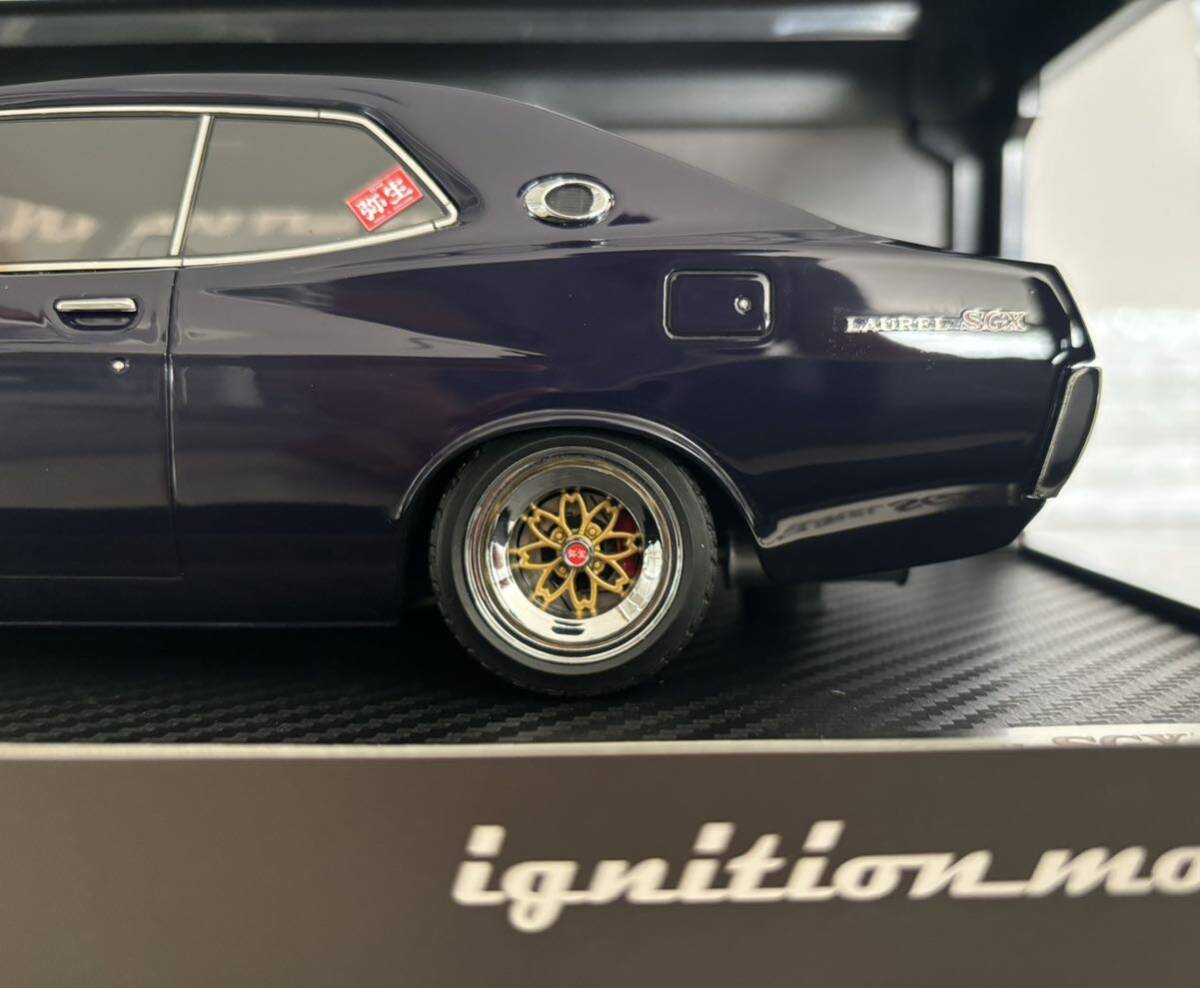 1/18 イグニッションモデル　ローレル【新品】パープルignition model Nissan 2000SGX 日産 _画像9