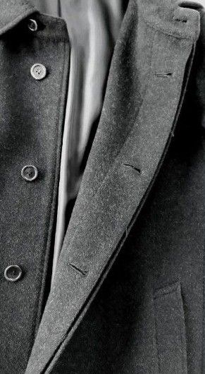 テットオム  ロングステンカラーコート  L   厚手  古着  美品  高品質  ウール