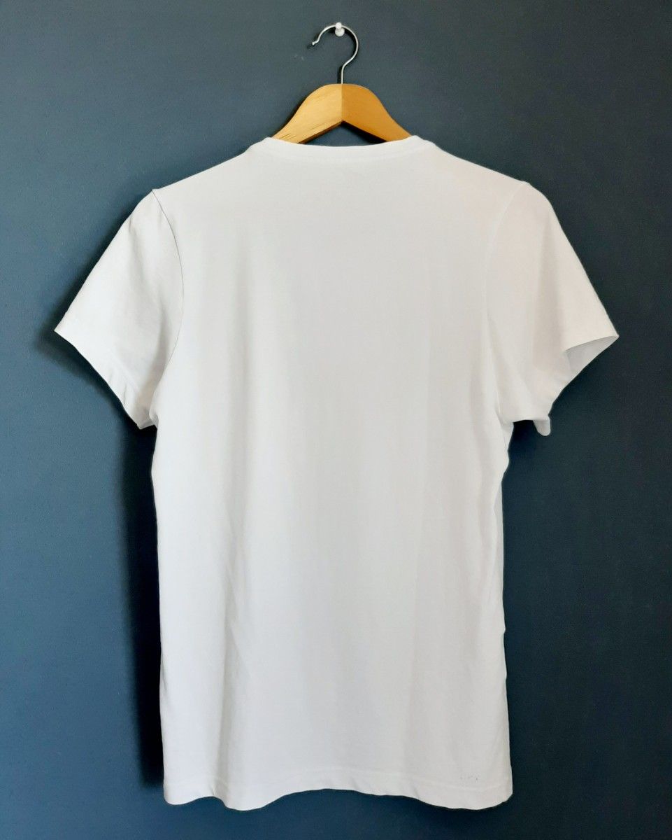 超美品 LACOSTE ラコステ ホワイト半袖Tシャツ メンズMサイズ