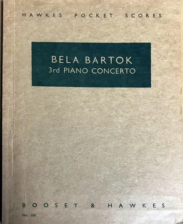 バルトーク ピアノ協奏曲第3番 (ポケットスコア) 輸入楽譜 Bartok 3rd PIANO CONCERTO 洋書_画像1