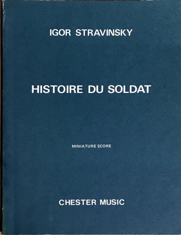 ストラヴィンスキー 舞台音楽「兵士の物語」 ( スタディ・スコア) 輸入楽譜 STRAVINSKY Histoire du Soldat 洋書_画像1