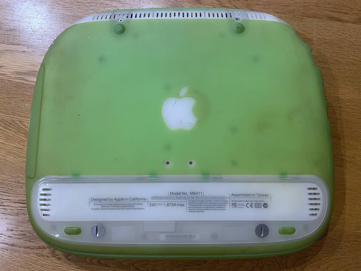 iBook G3 466MHz 320MB/DVD/ key lime 