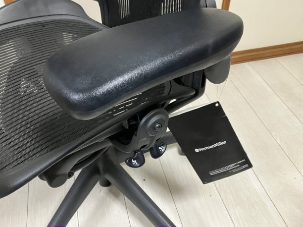 4492 Herman Miller Herman Miller Aaron стул B модель AE113AWB-0001 рабочий стул офис стул Chiba префектура Funabashi город три . самовывоз возможно 