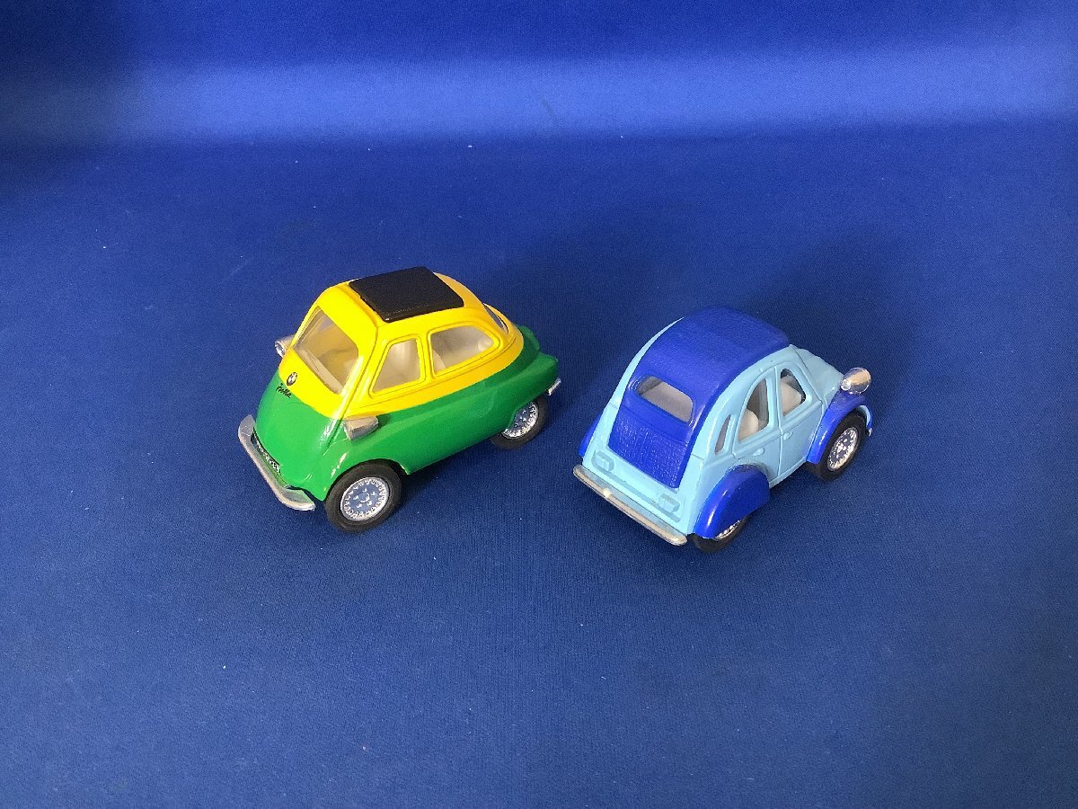 □■□KINTOY シトロエン２CV　ミニカー　プルバック　2台セット(現状品)□■□_画像3