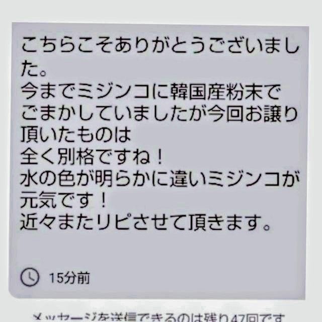 ★韓国から隔週輸入の粉末や原液とは効果が全く違います★SuperExcelent詰替え用生クロレラ原液