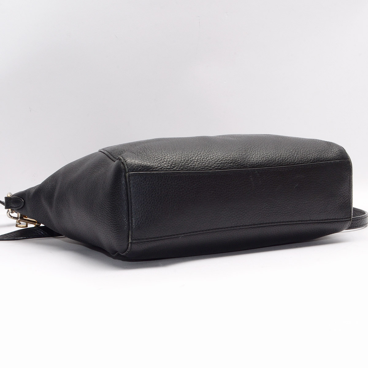  Coach /COACH F28993 small kerusi-sa che ru bag leather handbag shoulder bag black × Gold 