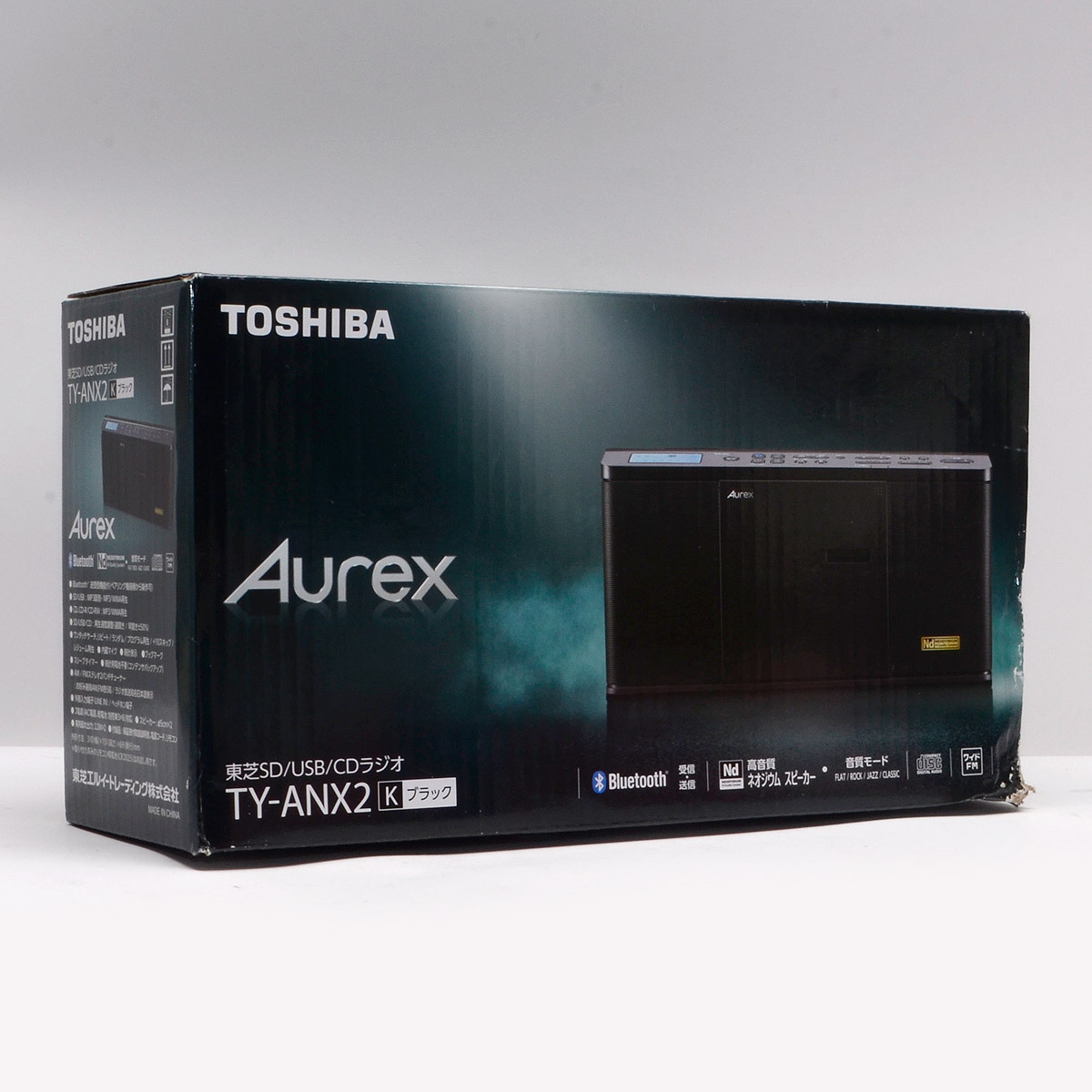 【未使用】東芝/TOSHIBA　TY-ANX2 SD/USB/CDラジオ 2023年製 ブラック CDプレーヤー_画像6