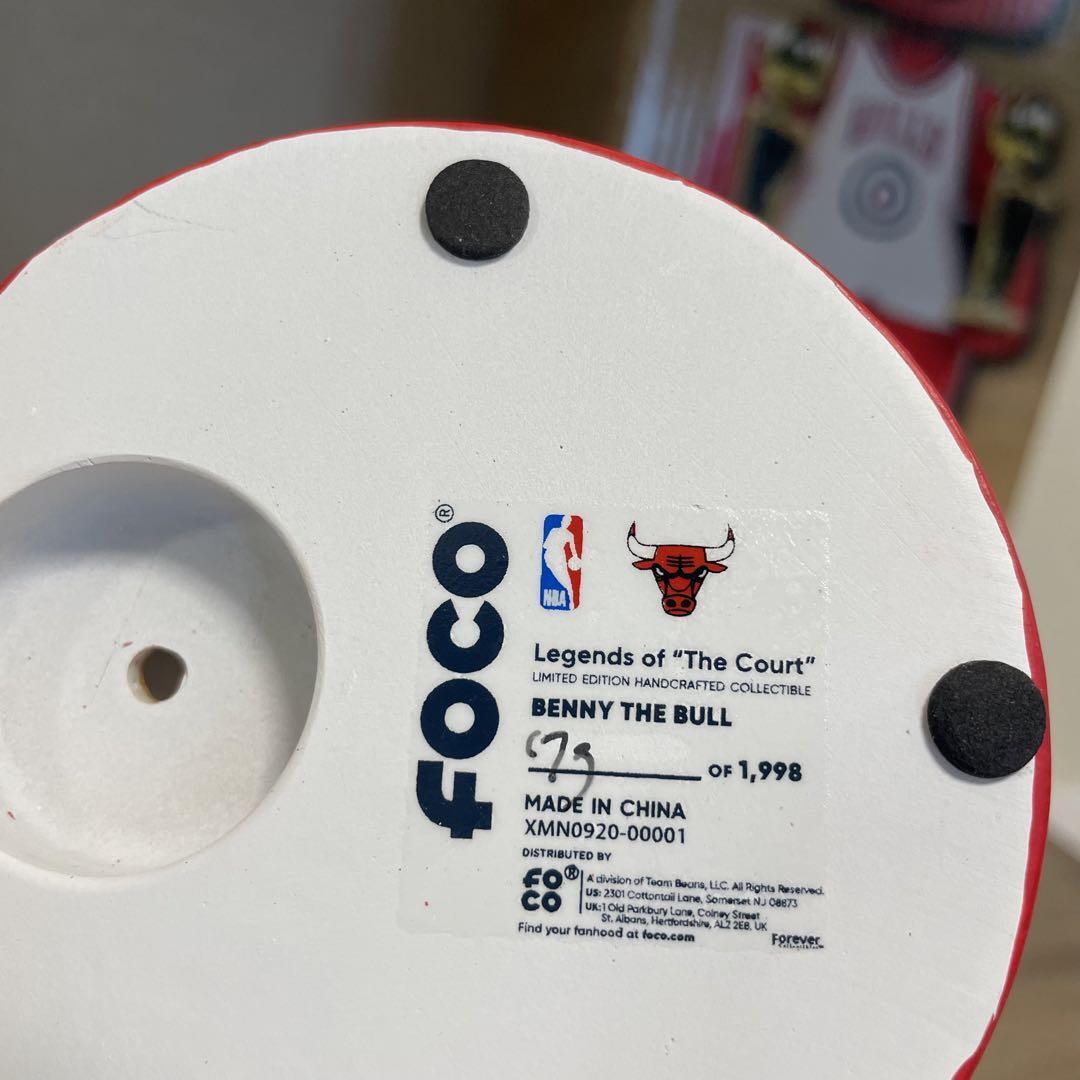 超希少　日本未発売　BENNY THE BULL シカゴ　ブルズ　フィギュア_画像5