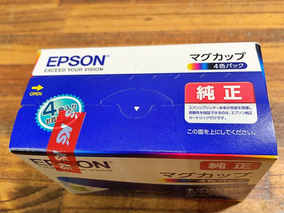 未開封 EPSON 純正 インクカートリッジ MUG-4CL マグカップ 4色パック 管ARRR_画像3