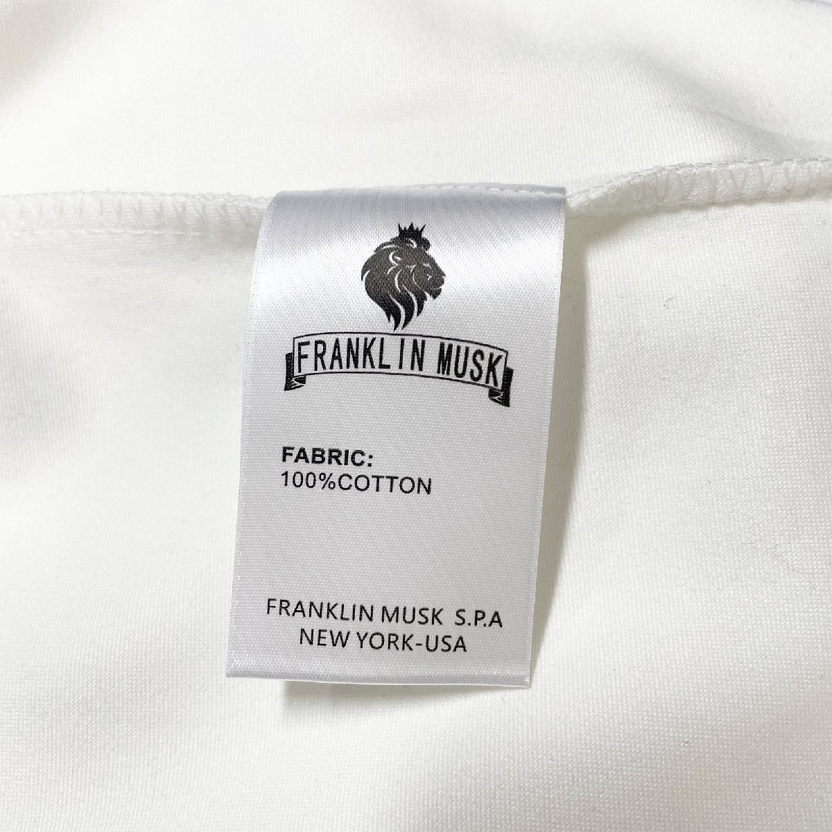  high grade regular price 4 ten thousand FRANKLIN MUSK* America * New York departure sweatshirt fine quality soft colorful . hand cut and sewn Street size 2