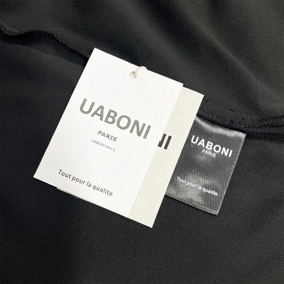 最高級EU製＆定価7万◆UABONI*Paris*上下セット*ユアボニ*パリ発◆薄手 通気 快適 定番 半袖 ポロシャツ ショートパンツ スポーツ 春夏 XL_画像9