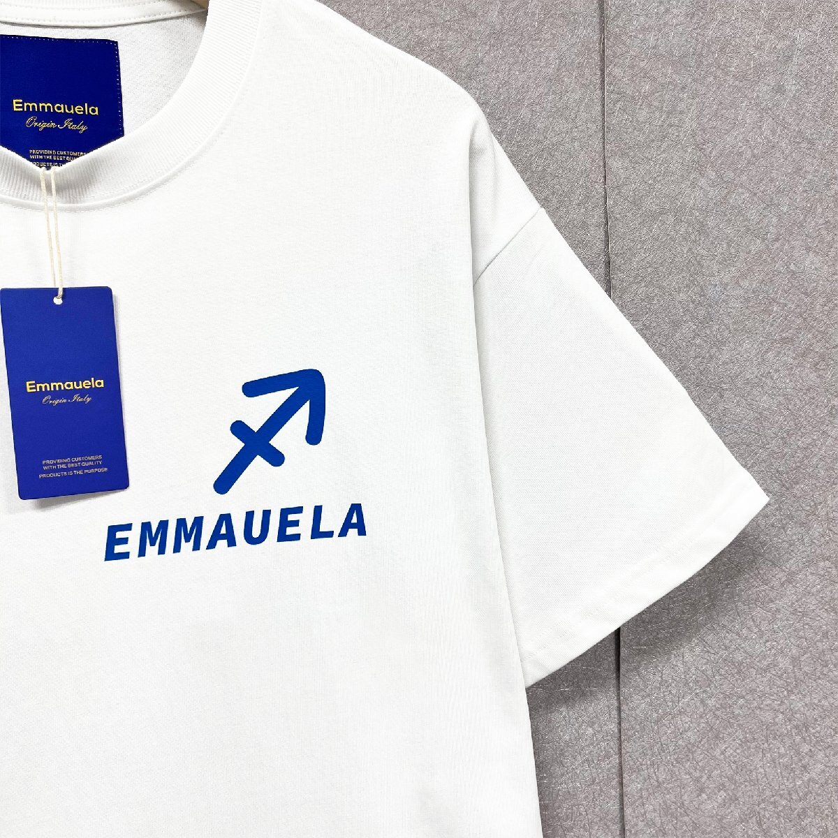 個性・Tシャツ 定価2万◆Emmauela・イタリア・ミラノ発◆上品 快適 薄手 ゆったり いて座 ケンタウロス カットソー ユニーク 春夏 2XL/52_画像7