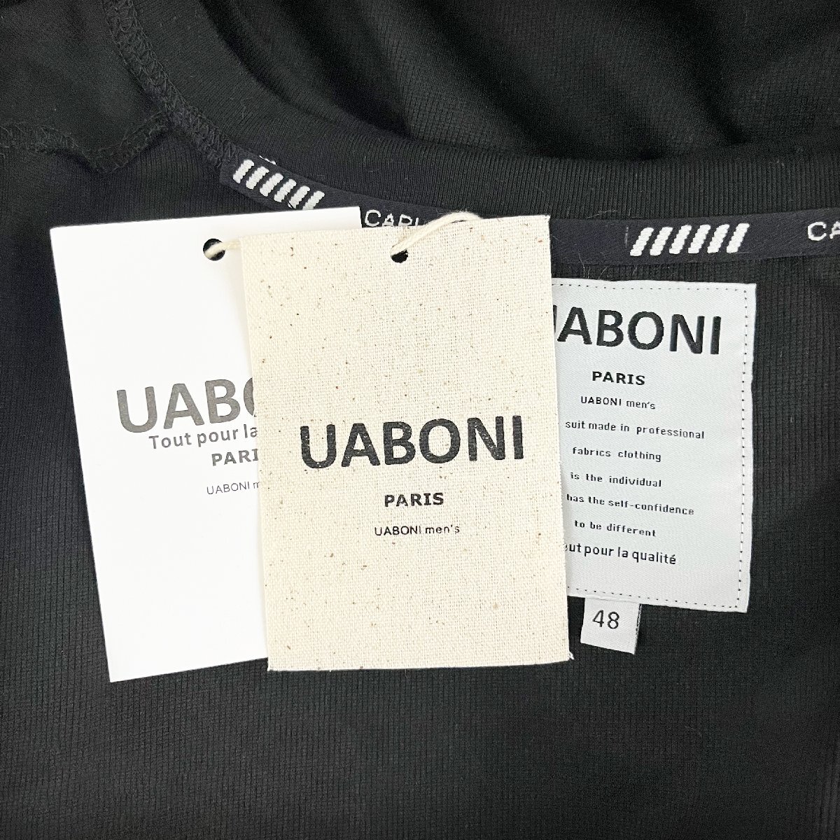 新作EU製＆定価7万◆UABONI*Paris*上下セット*ユアボニ◆上品 薄手 快適 ワッフル 半袖Tシャツ ショートパンツ スポーツ 日常 M/46サイズ_画像10