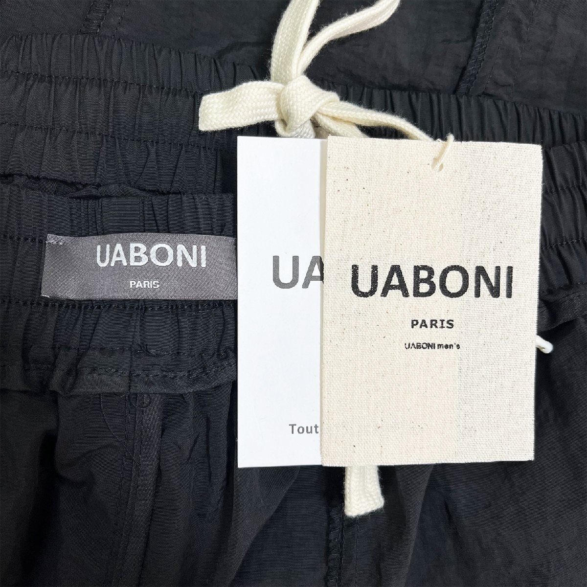 高級EU製＆定価3万◆UABONI*Paris*ショートパンツ*ユアボニ*パリ発◆上質 速乾 薄手 涼しい ハーフパンツスポーツ ゆったり メンズ XL/50_画像10