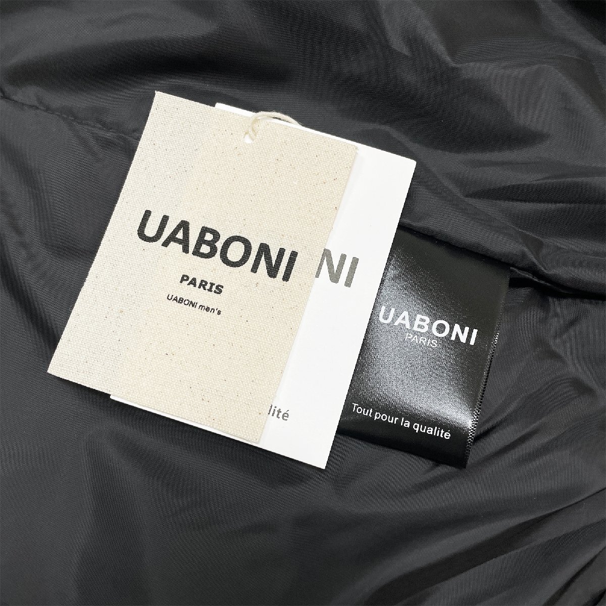 上品EU製＆定価10万◆UABONI*Paris*ダウンジャケット*ユアボニ*パリ発◆ダックダウン90％ 暖かい 防寒 保温 シンプル アウトドア L/48_画像10