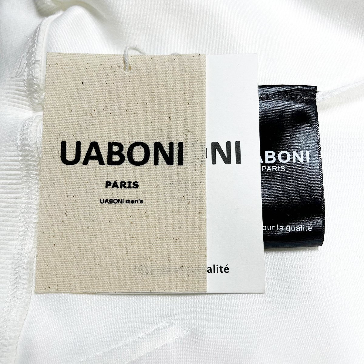 定番EU製＆定価4万◆UABONI*Paris*パーカー*ユアボニ*パリ発◆コットン100％ 個性 ソフト プルオーバー カジュアル 男女兼用 秋冬 M/46_画像10