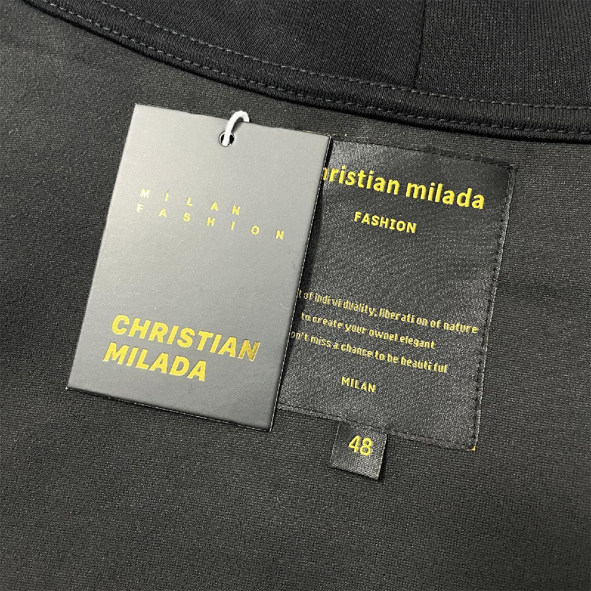 定価4万★christian milada・ミラノ発・パーカー★上級 快適 ゆったり オシャレ 個性 クマ カラフル 英字柄 トップス カジュアル M/46_画像10