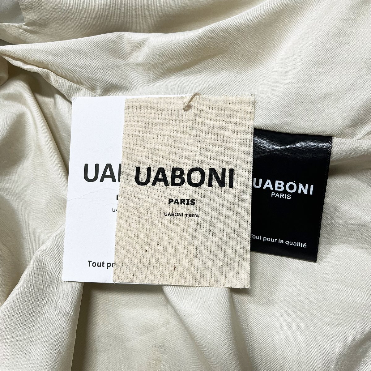 一枚限定EU製＆定価6万◆UABONI*Paris*ジャケット*ユアボニ*パリ発◆上質 防風 ゆったり 快適 別布 ヴィンテージ風 ブルゾン 個性 街着 M_画像10