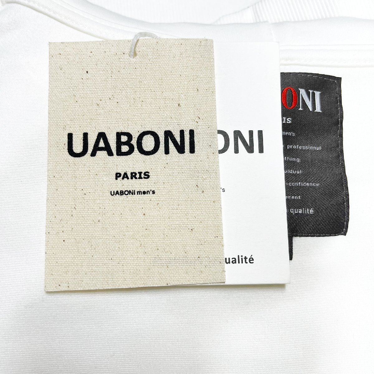 定番EU製＆定価4万◆UABONI*Paris*パーカー*ユアボニ*パリ発◆コットン100％ 個性 ソフト プルオーバー カジュアル 男女兼用 秋冬 XL/50_画像9