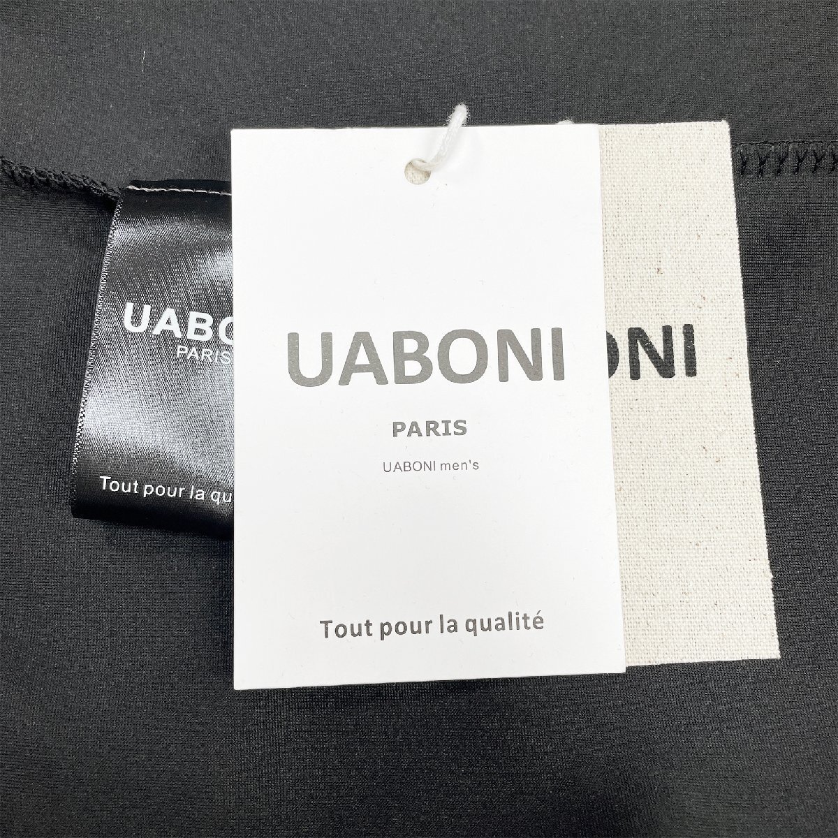 最高級EU製＆定価4万◆UABONI*Paris*パーカー*ユアボニ*パリ発◆上質コットン 個性 ゆったり 油絵 英字 スウェット ユニセックス 2XL/52_画像10