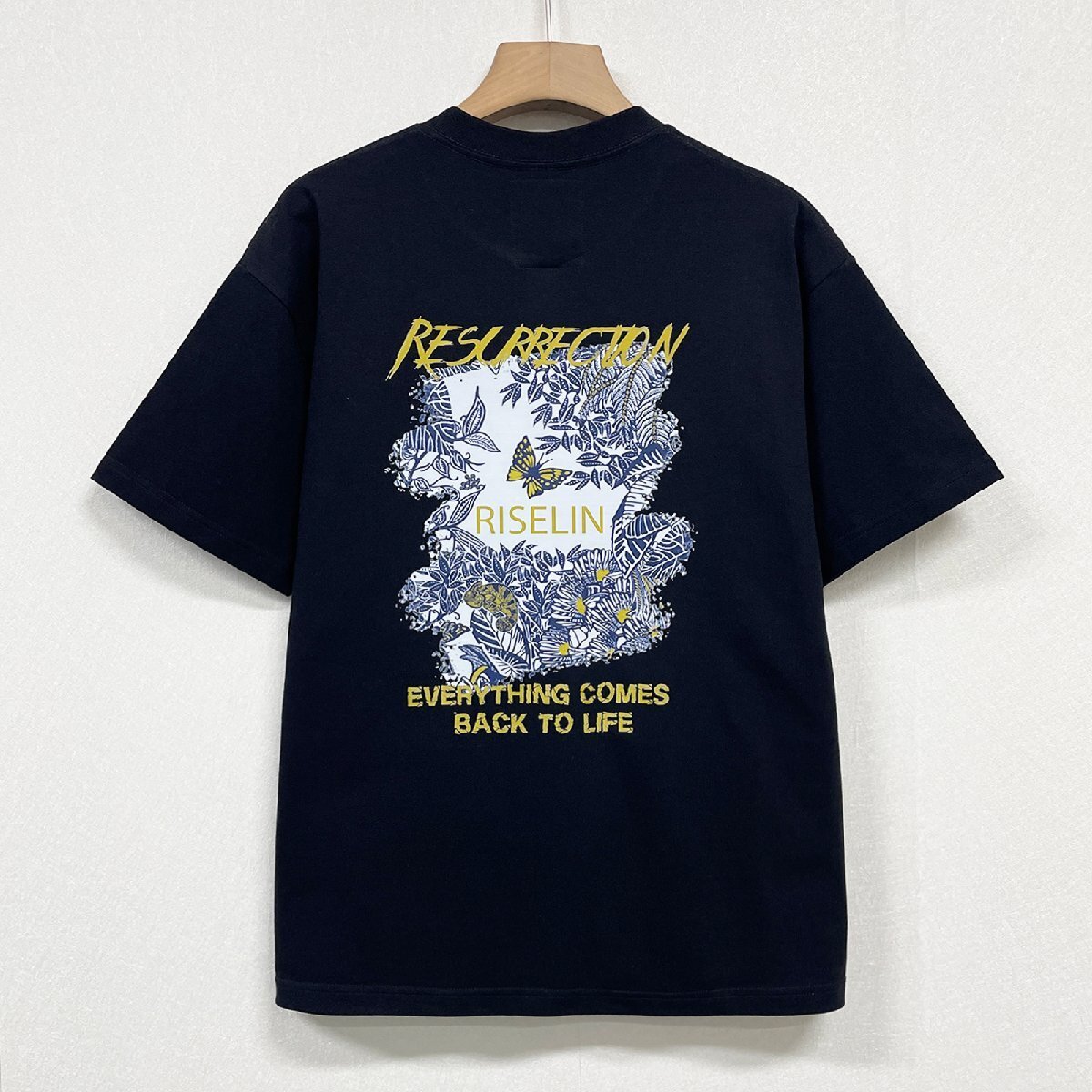 最高級ヨーロッパ製※定価2万◆ブルガリア発※RISELIN 半袖Tシャツ 上品 通気 薄手 イラスト カットソー スウェット レトロ 男女兼用 M/46_画像1