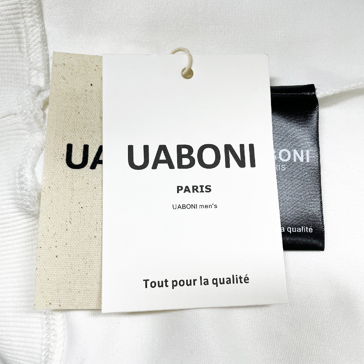 個性EU製＆定価4万◆UABONI*Paris*パーカー*ユアボニ*パリ発◆コットン100％ 高級 ソフト クマ スウェット 可愛い トレーナー 男女兼用 M_画像10