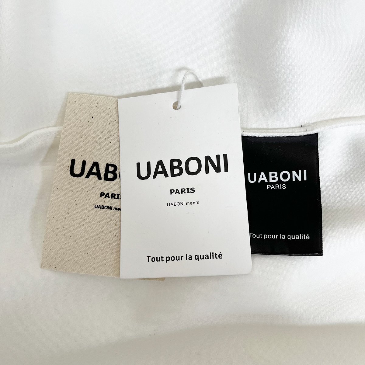 絶賛EU製＆定価4万◆UABONI*Paris*トレーナー*ユアボニ*パリ発◆上質 快適 ソフト クマ スウェット 長袖 プルオーバー ユニセックス M/46_画像10