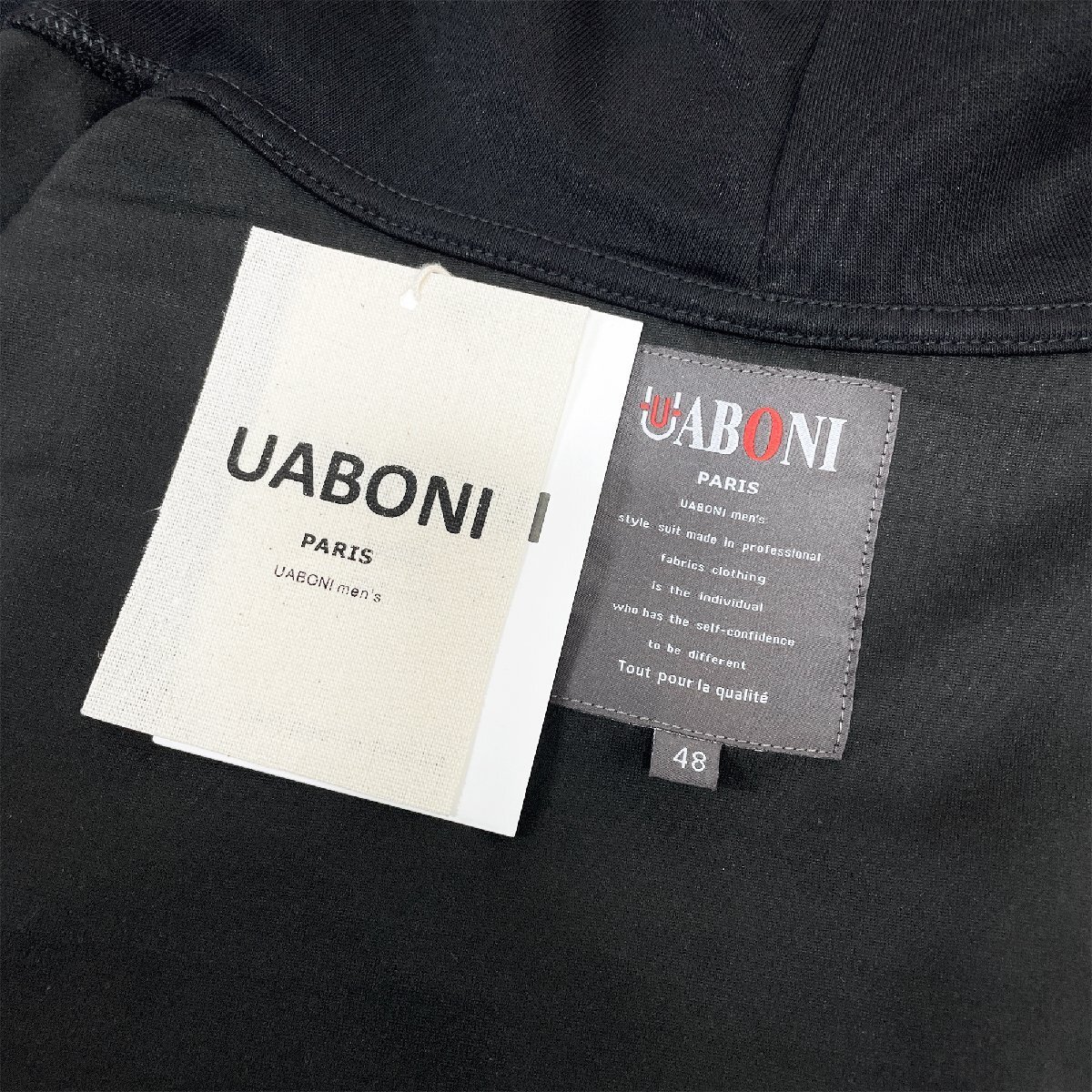 定番EU製＆定価4万◆UABONI*Paris*パーカー*ユアボニ*パリ発◆上品 通気 フラワー トップス オシャレ プルオーバー ストリート L/48サイズ_画像10