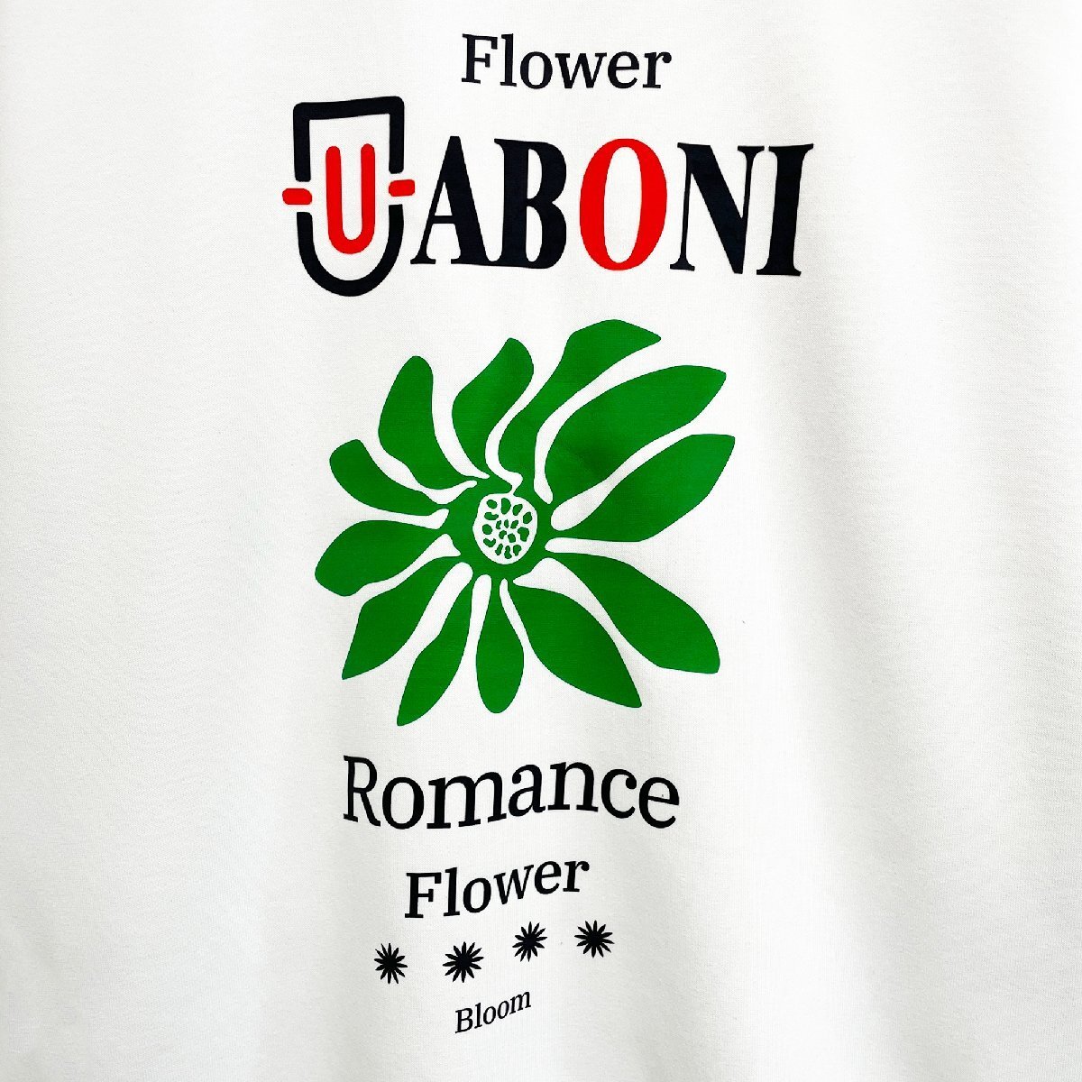 個性EU製＆定価4万◆UABONI*Paris*トレーナー*ユアボニ*パリ発◆上品 お洒落 シンプル フラワー スウェット カットソー 春 日常 XL/50_画像8