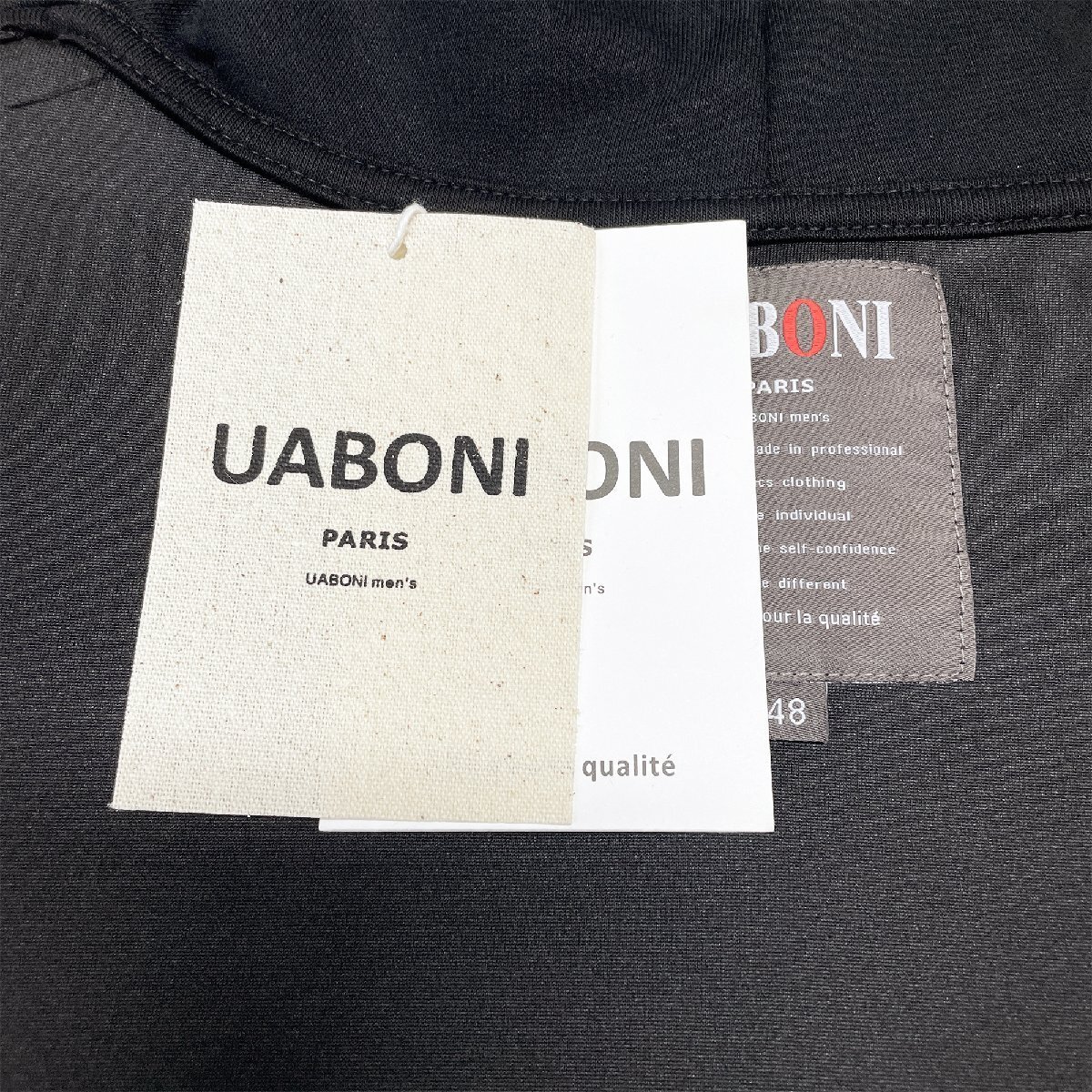 人気EU製＆定価4万◆UABONI*Paris*パーカー*ユアボニ*パリ発◆綿100％ 和風 柔らかい 個性 イラスト ストリート おしゃれ 男女兼用 L/48_画像9