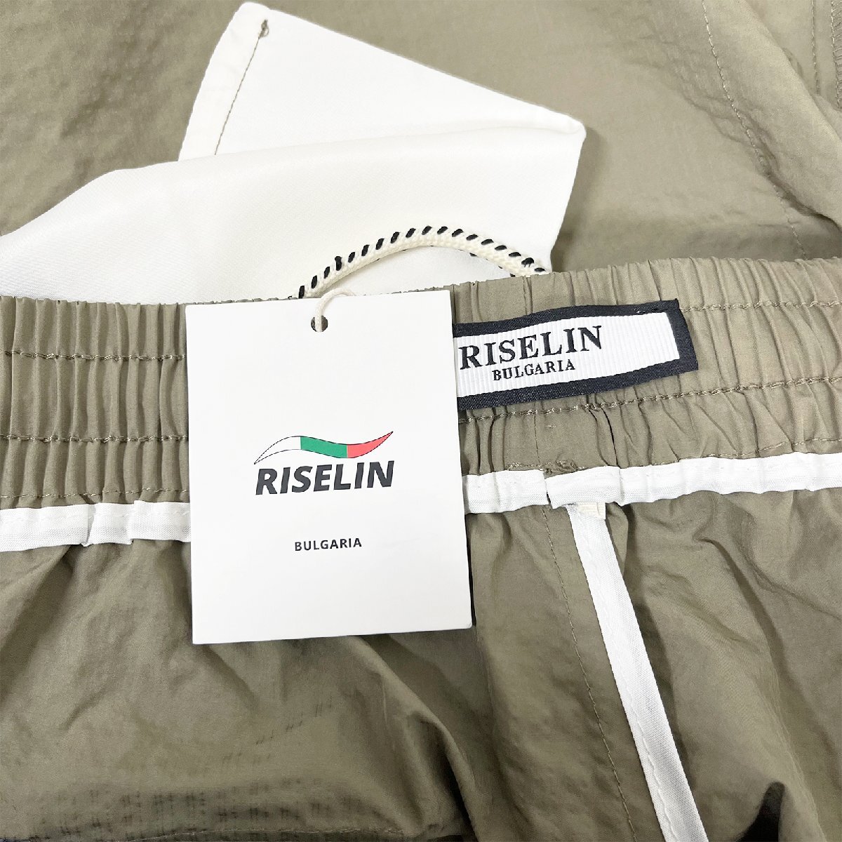 高級ヨーロッパ製※定価3万◆ブルガリア発※RISELIN ショートパンツ 人気 薄手 速乾 リップル 半ズボン カジュアル スポーツ メンズ 2XL/52_画像10