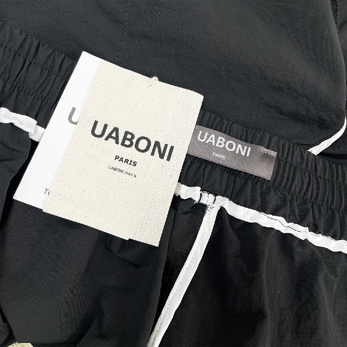 定番EU製＆定価3万◆UABONI*Paris*ショートパンツ*ユアボニ*パリ発◆上質 薄手 涼しい 個性 短パン ハーフパンツ メンズ 日常 スポーツ 2XL_画像10