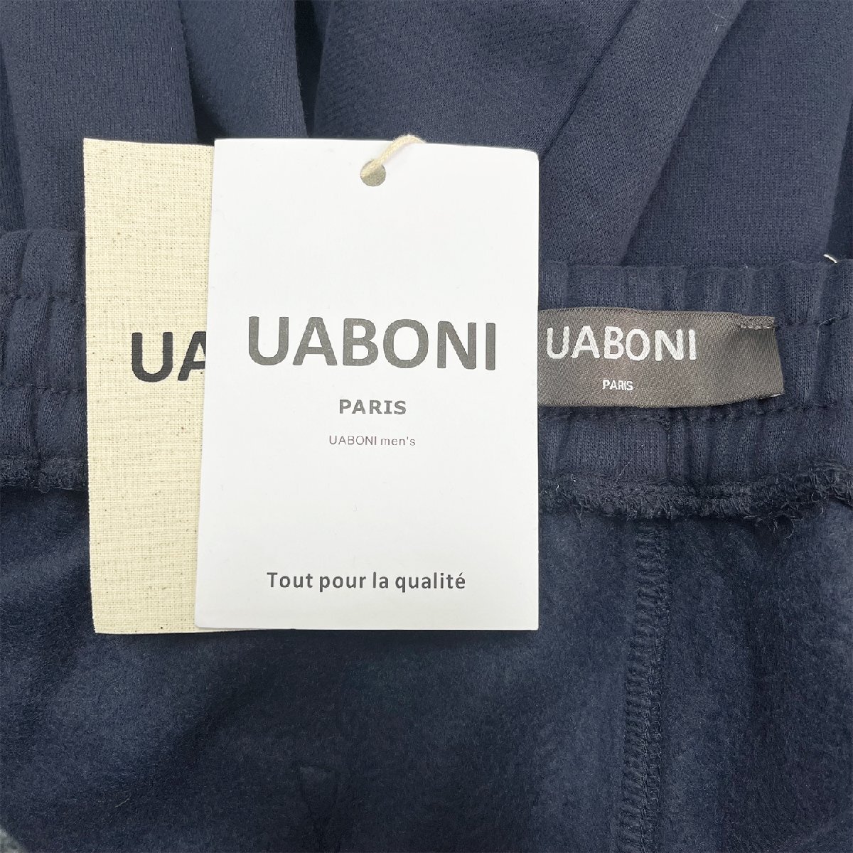  один листов ограничение EU производства & обычная цена 5 десять тысяч *UABONI*Paris* тренировочный брюки *yuaboni* Париж departure * сверху товар удобный обратная сторона ворсистый теплоизоляция брюки низ спорт повседневный M/46