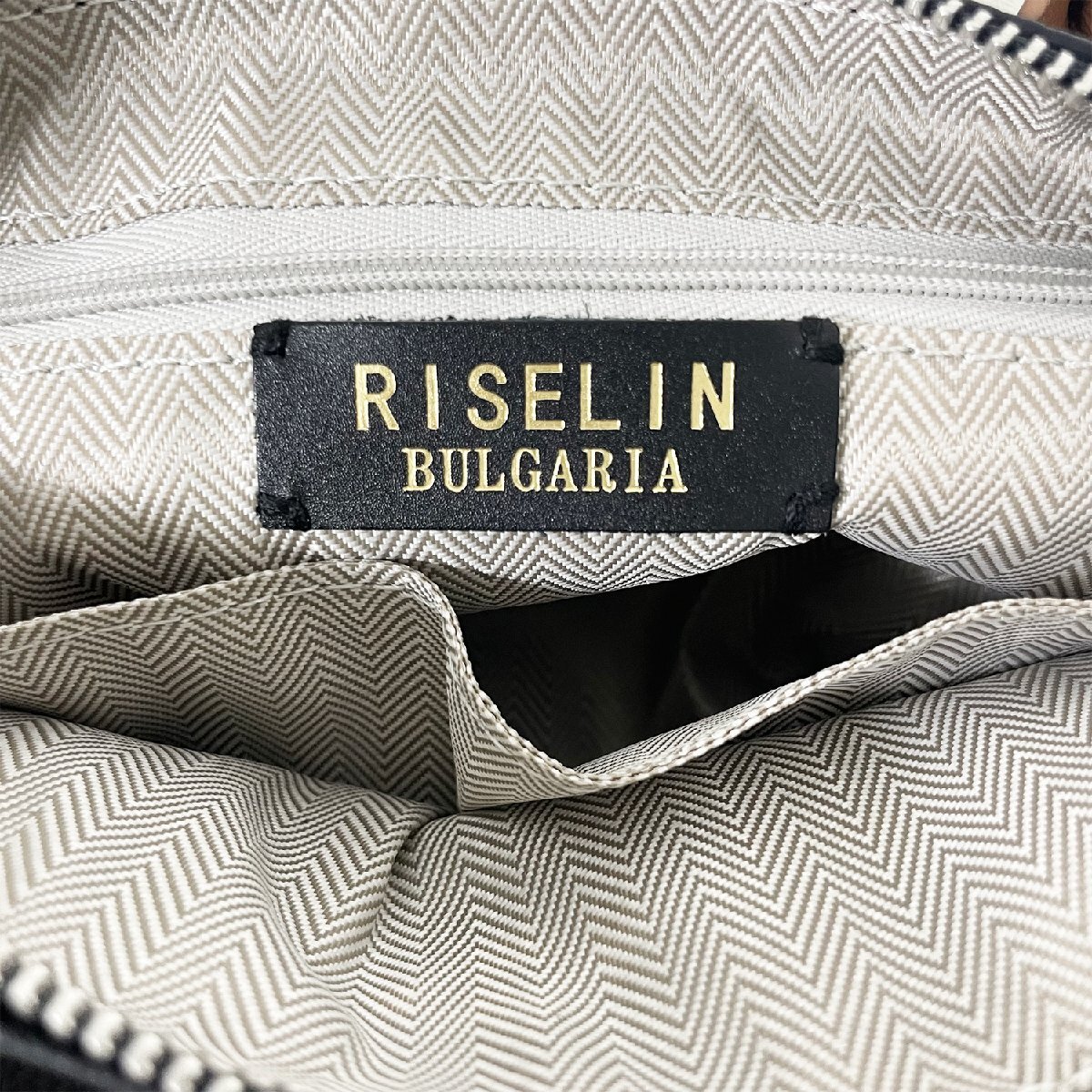 絶賛ヨーロッパ製※定価12万◆ブルガリア発※RISELIN ショルダーバッグ 最上級牛革 レザー 本革 綺麗 上品 ハンドバッグ 2way レディース_画像10