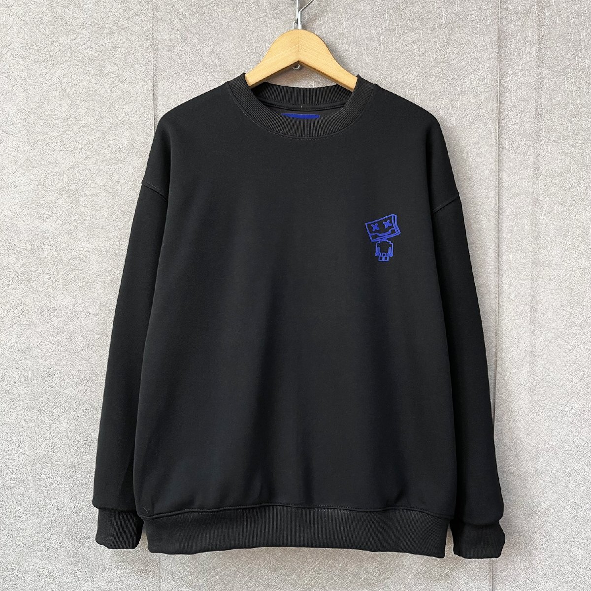  excellent article * sweatshirt regular price 4 ten thousand *Emmauela* Italy * milano departure * fine quality soft easy robot playing heart hand .. manner sweat autumn winter M/46 size 