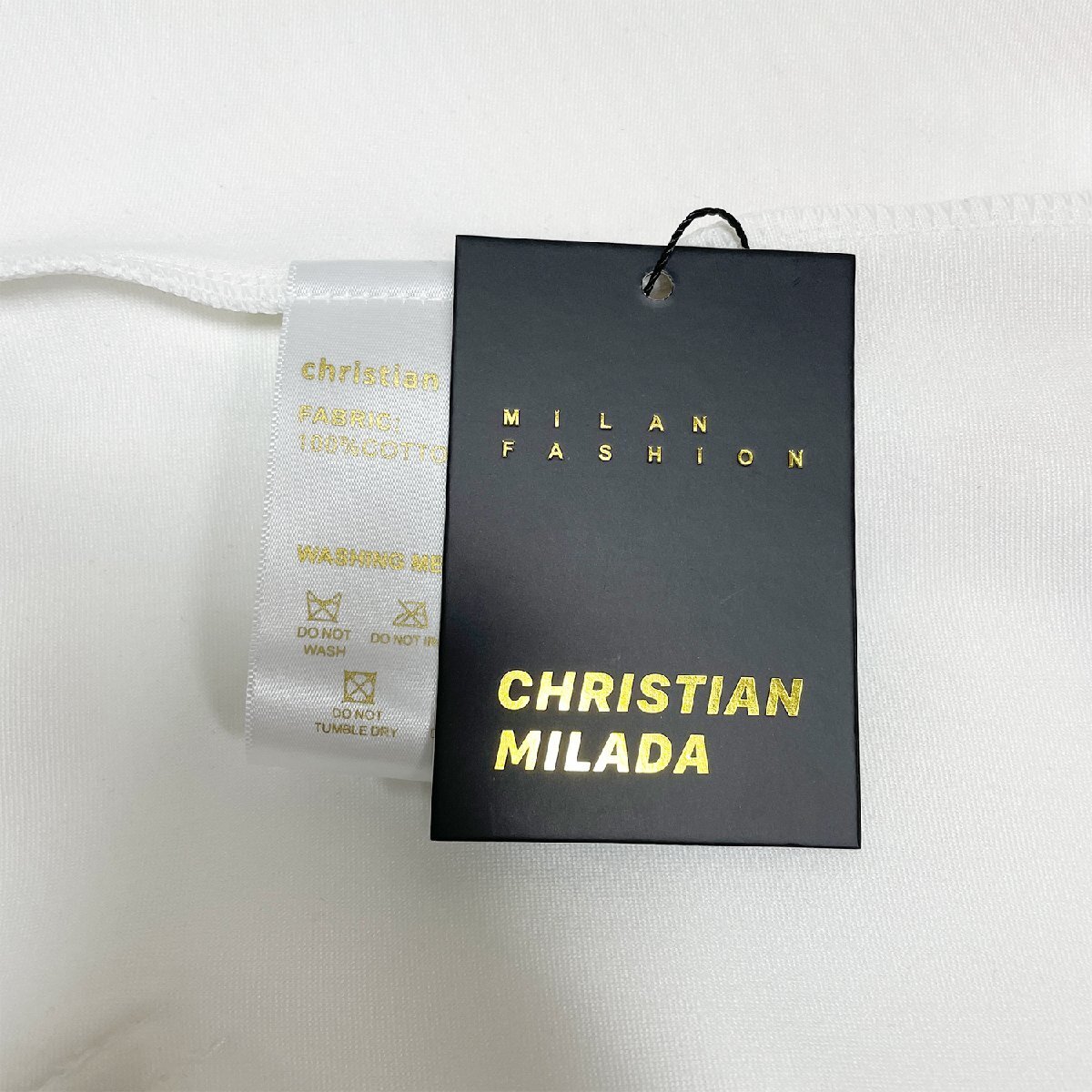 定価4万★christian milada・ミラノ発・パーカー★コットン100％ ゆったり 快適 通気 可愛い プルオーバー カジュアル 男女兼用 M/46サイズ_画像10