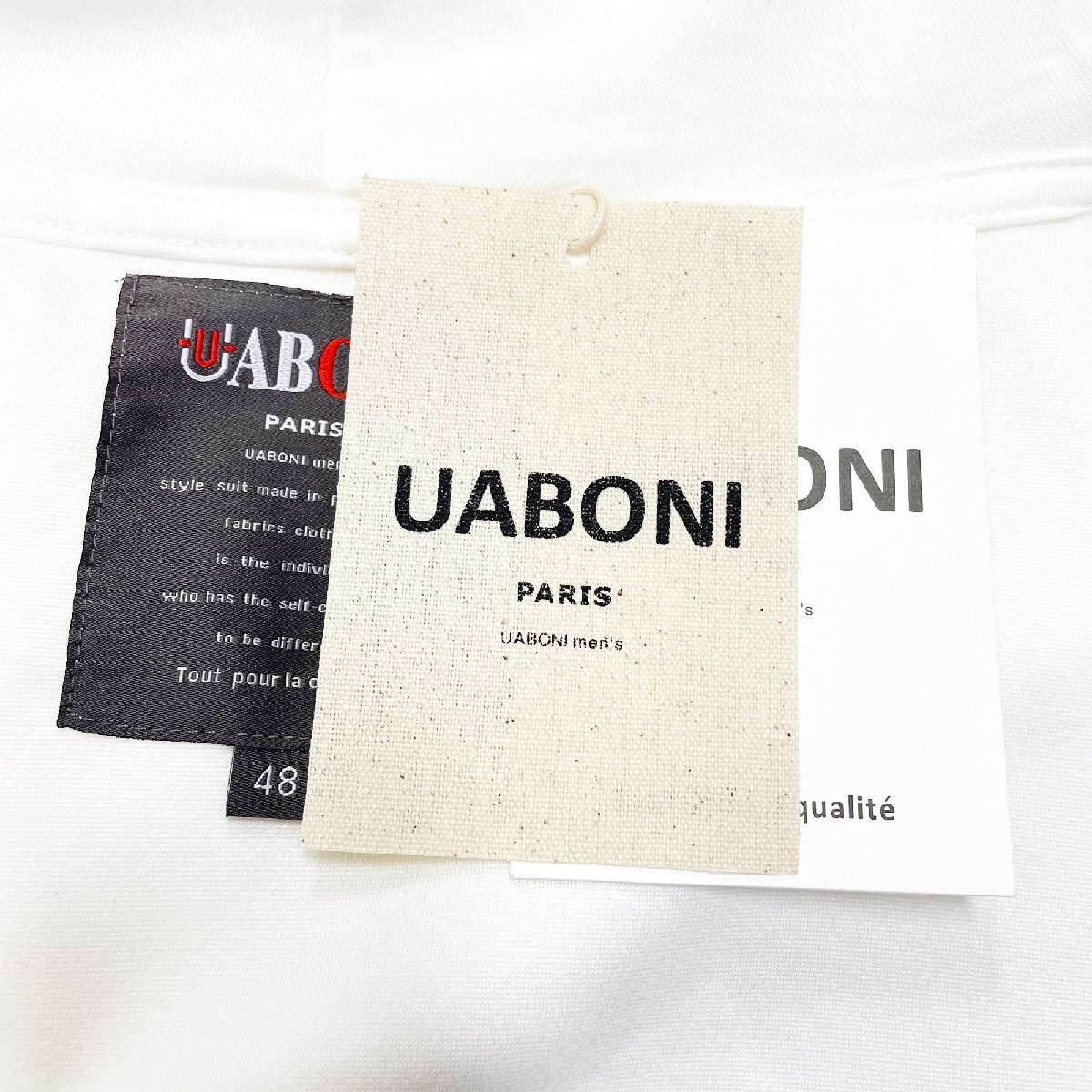 人気EU製＆定価5万◆UABONI*Paris*パーカー*ユアボニ*パリ発◆コットン100％ 上品 快適 笑顔 カットソー スウェット プルオーバー L/48_画像9