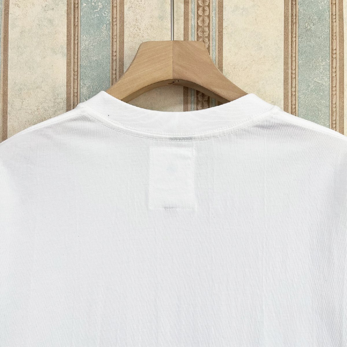 新作 定価2万 FRANKLIN MUSK・アメリカ・ニューヨーク発 半袖Tシャツ コットン100% 上品 通気 スウェット 可愛い 男女兼用 夏 サイズ2_画像4