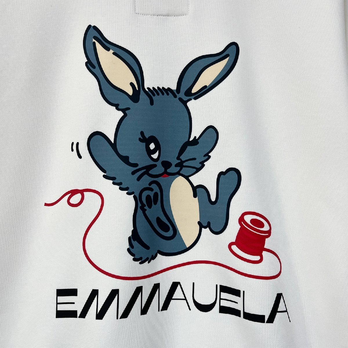  high class * sweatshirt regular price 4 ten thousand *Emmauela* Italy * milano departure * cotton 100% comfortable pull over rabbit pretty playing heart man and woman use M/46 size 