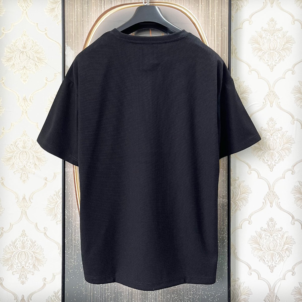 新作EU製＆定価7万◆UABONI*Paris*上下セット*ユアボニ◆上品 薄手 快適 ワッフル 半袖Tシャツ ショートパンツ スポーツ 日常 2XL/52サイズ_画像3