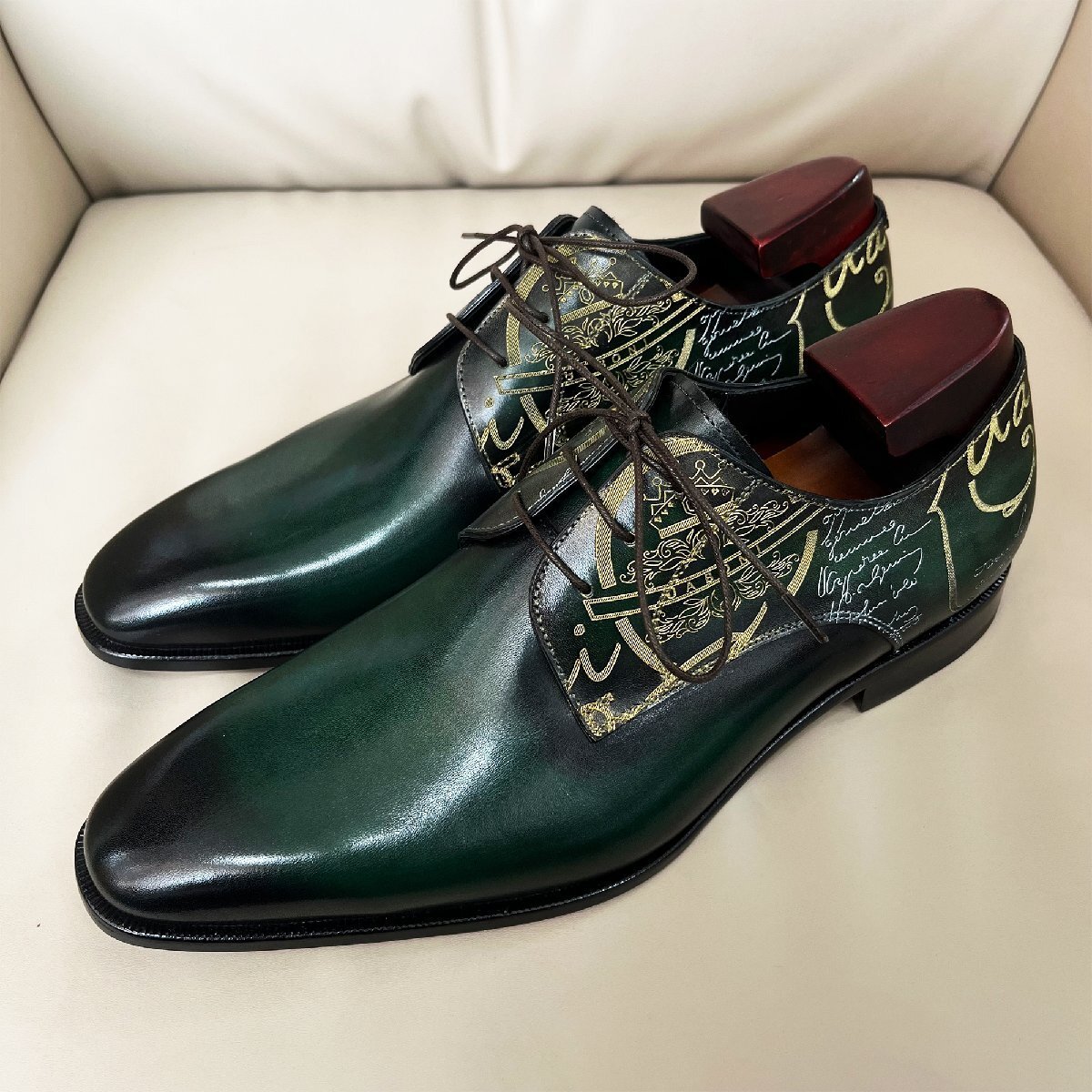  rare EU made regular price 28 ten thousand special order limited goods *UABONI* business shoes *yuaboni* hand made handmade hand . leather original leather formal gentleman for 25.5.