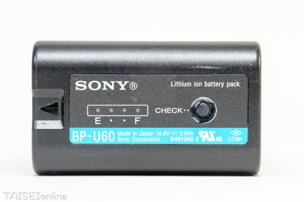 リチウムイオンバッテリーパック SONY BP-U60 No.17 ジャンク品扱い　24042410_画像4